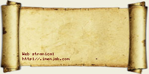 Andjelina Borković vizit kartica